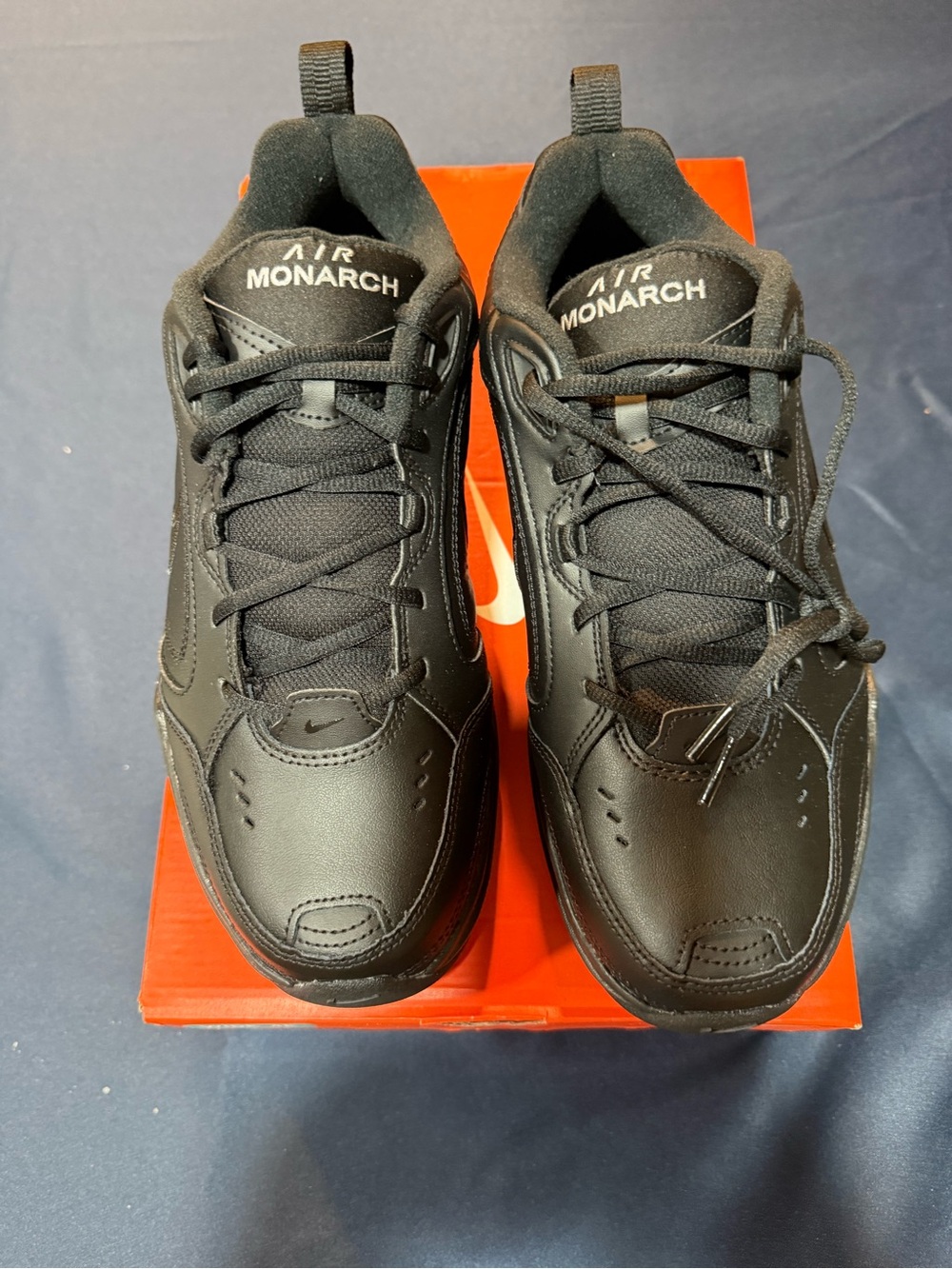 Nike Air Monarch IV (4E) Extra Wide Black Men's Size 10